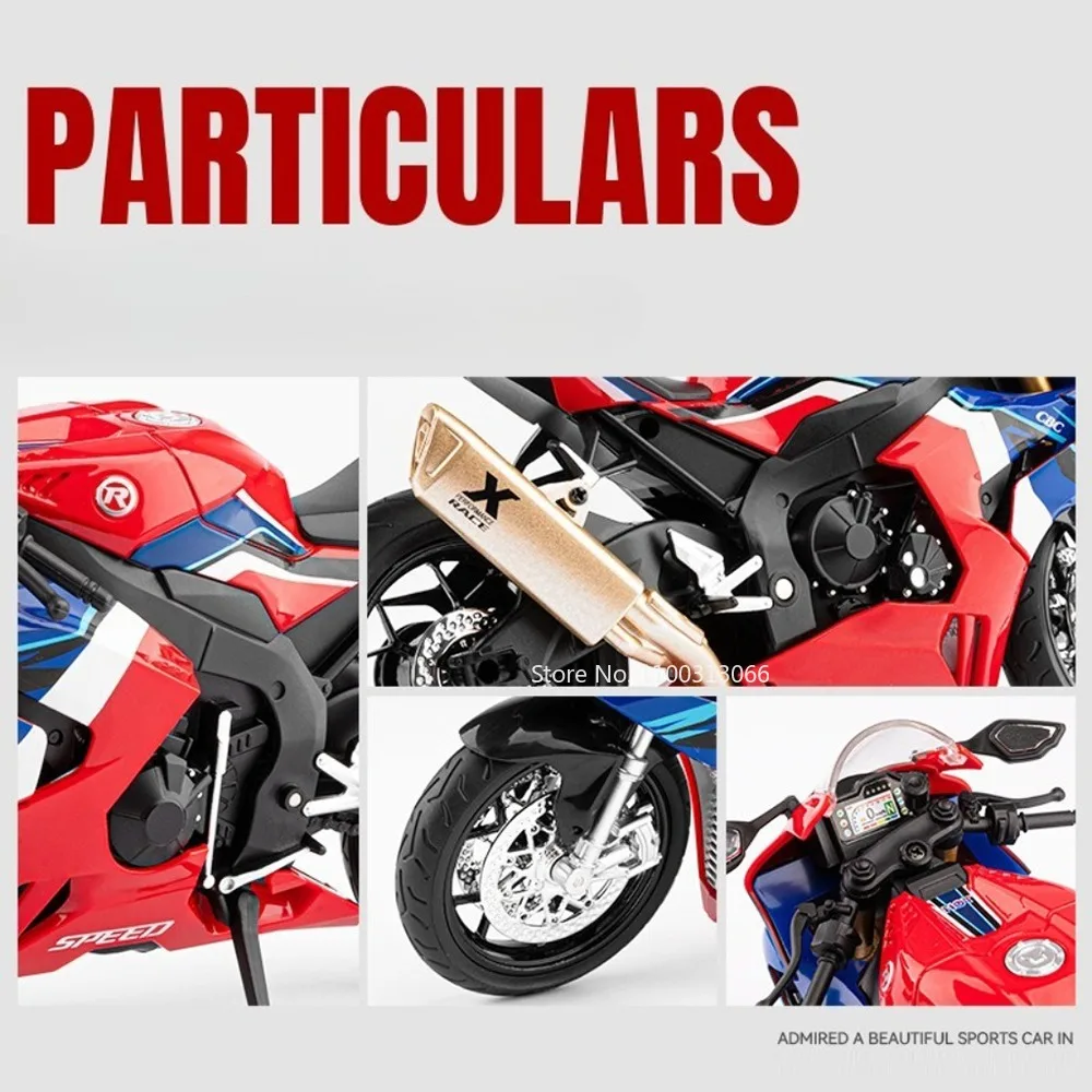 Honda CBR1000 R1M – motos, voitures, modèles miniatures, jouets, pneus en caoutchouc avec véhicules de musique légers, cadeaux de Festival pour garçons, échelle 1:9