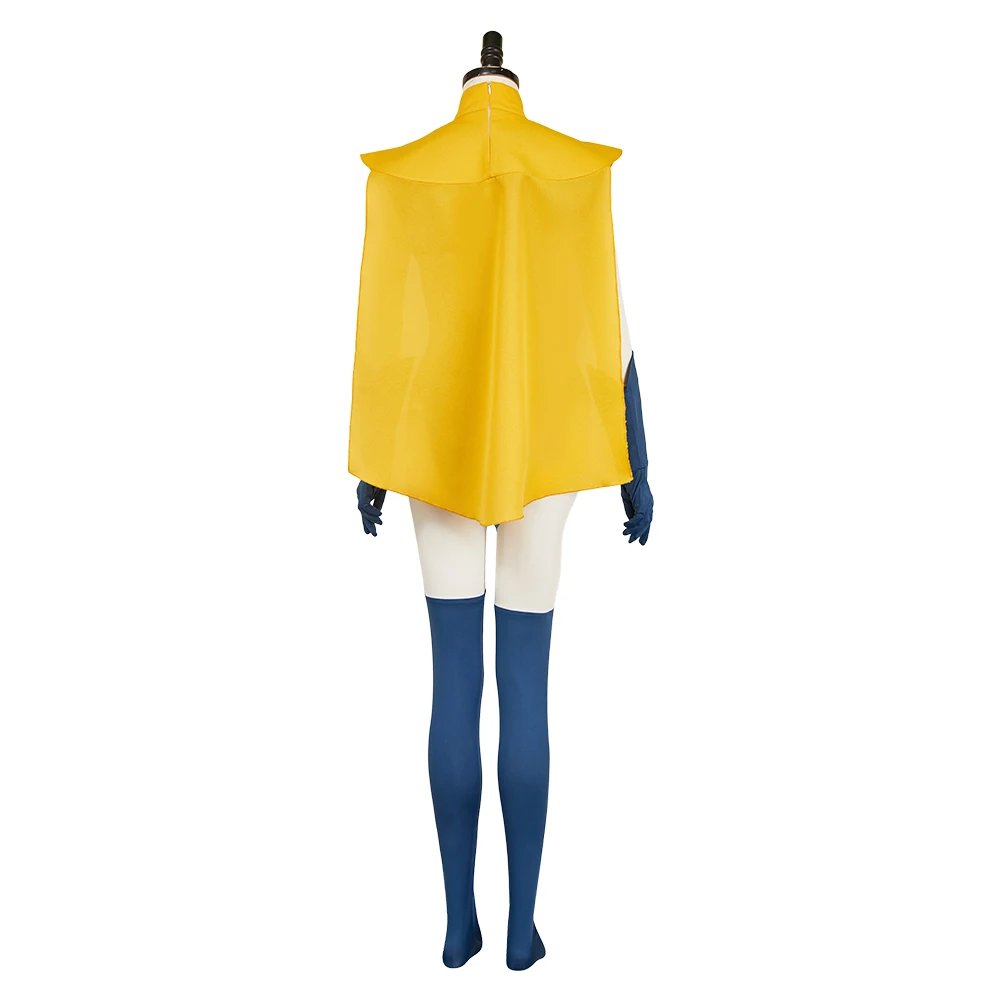 Adult Waterboy Jumpsuit Blonde Cosplay Blazer Dress Invisigal Costume Fantasia Mecha Man Shirt Halloween Carnival Party Suit view 4