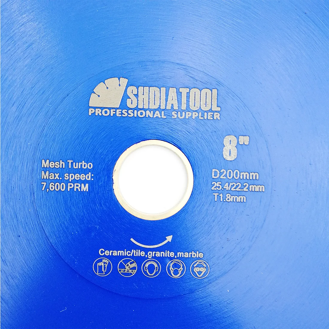 SHDIATOOL 1 pz Dia 8 "/200mm lama per sega diamantata sega circolare disco da taglio diamantato taglierina per piastrelle in marmo piastra tagliata in porcellana ceramica