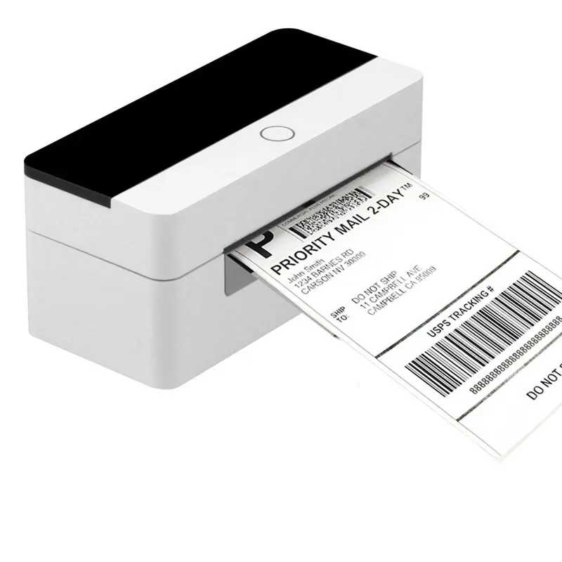 High Performance 4 inches Sticker Barcode Printer Thermal Shipping Label Printers with Blue tooth USB Port