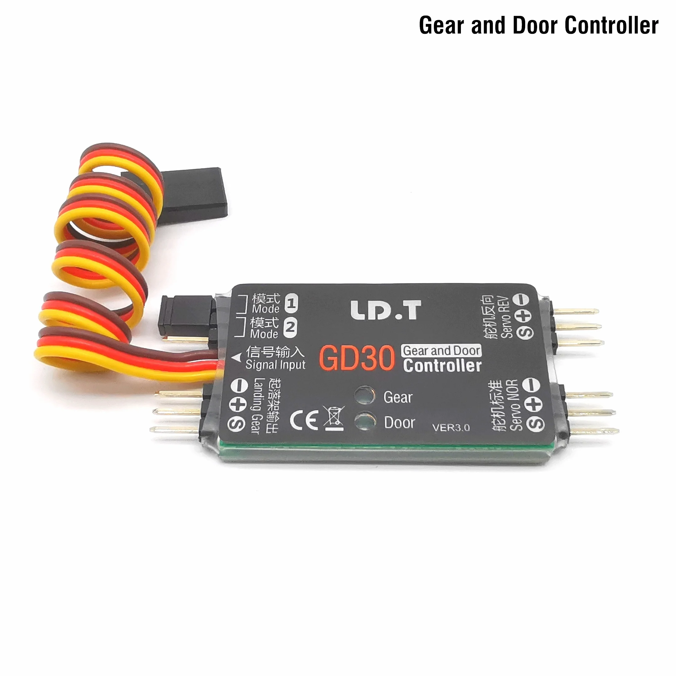 Contrôleur de séquenceur de train d'atterrissage et de porte GD30 pour avion RC, système rétractable à voilure fixe avec servomoteur