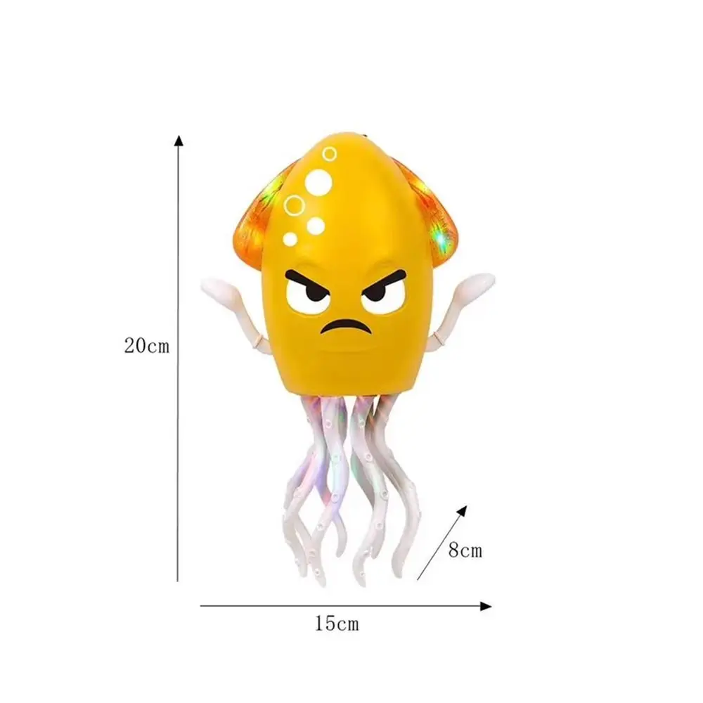 Brinquedo de polvo de dança mágica, automático, prevenção de obstáculos, quebra-cabeça de torção de oito garras, brinquedo elétrico, carregamento usb