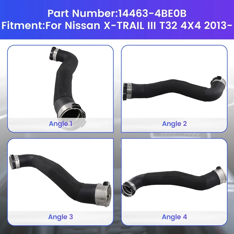 14463-4BE0B Auto Turbo Charger Inter Cooler Tubo Dell'aria di Aspirazione Per Nissan X-TRAIL III T32 4X4 2013- Inter Tubo