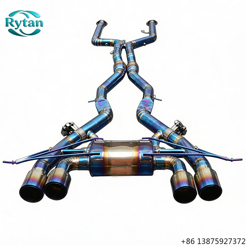 

Выхлопная система Rytan Valvetronic с титановым синим клапаном, Catback, для M3/M4/G80/G82 S58