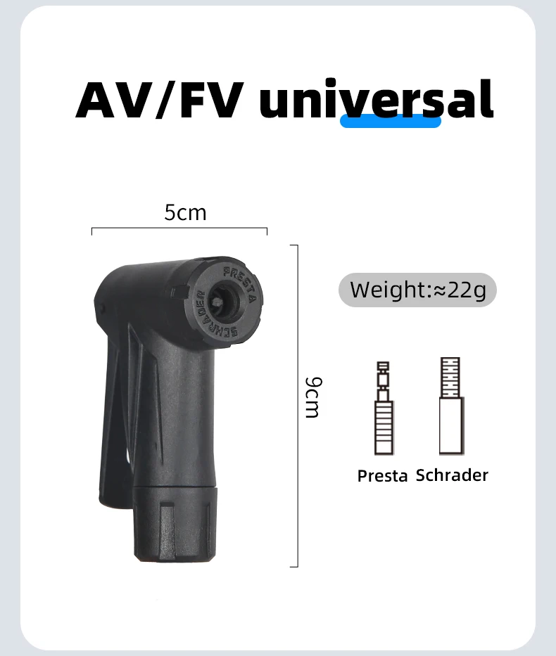 Fahrrad Luft Düse Tragbare Aufblasbare Pumpe Fahrrad Reifen Air Chuck Schlauch Inflator Ventil Stecker Adapter Fahrrad Pumpe Düse Teil – Detail 5