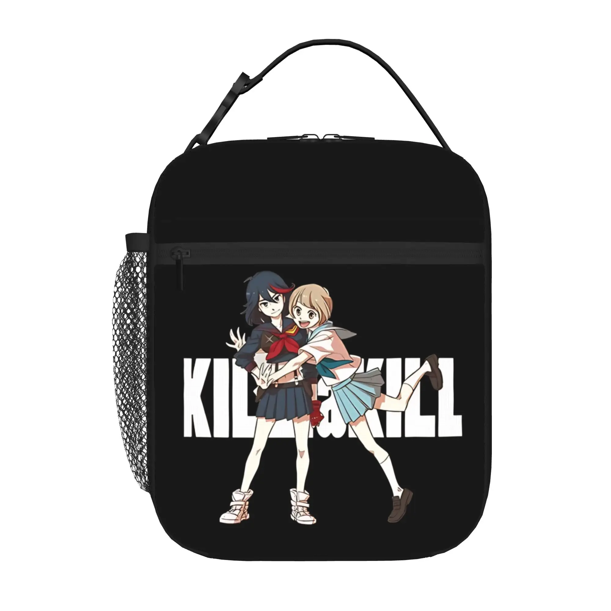 1 Piece Zipper Closure teen fighters  Storage Bag Pocket Kill la Kill School Lunch Food Box Reusable For Lunch Food Bag