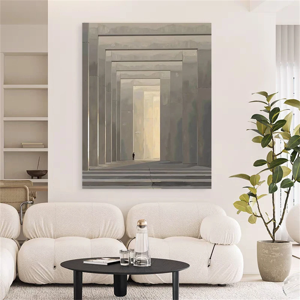 

New Creative Design Abstract Wall Art Hand Painted Oil Painting On Canvas In Living Room Indoor Decor Modern Home Decor Painting