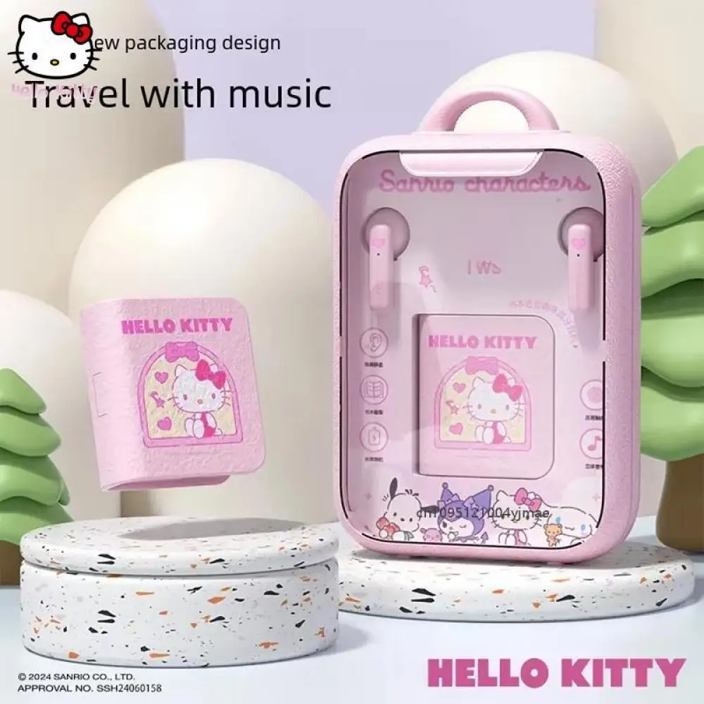 

Hello Kitty Sanrio Ej-770 Bluetooth Earbuds Wireless Earphones Sport Noise Reduction Touch Control Headphones Kuromi Cinnamoroll
