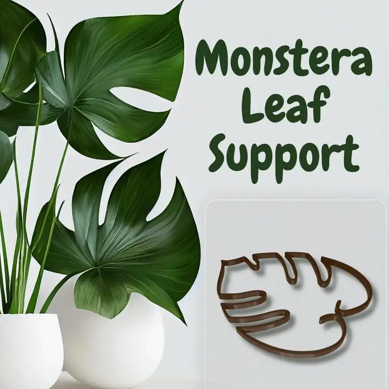 Corrosion Resistant Flower Support Gardening Accessories Turtle Shell Plant Stand Monstera Shaped Plant Support For Gardens