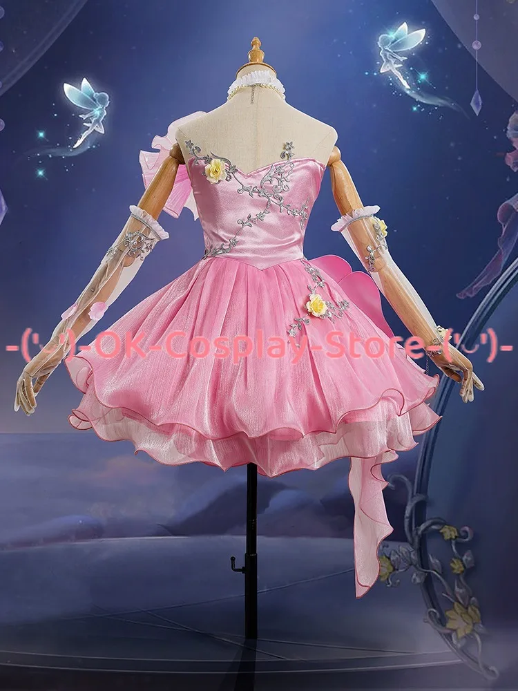 Vrouwelijke Danseres Margaretha Zelle Cosplay Kostuum Spel Identiteit V Sylphide Cosplay Jurk Halloween Pak Anime Kleding Op Maat Gemaakt