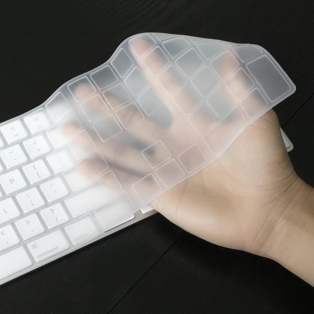 

For Magic Keyboard Silicone transparent keyboard protective cover For Apple IMac keybord 1843 A1644 A2520 A1314 A2449 waterproof