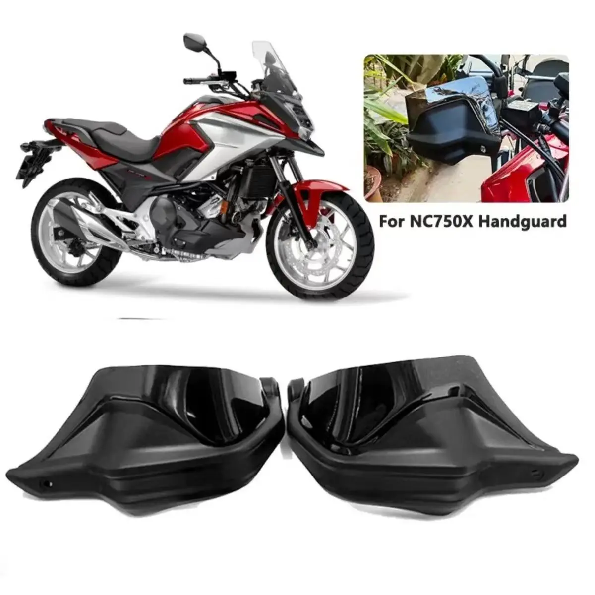

For Honda NC750X Motorcycle Handguards Hand Guard Shield Front Handlebar Protector NC750XA NC750XD NC 750X NC750 X XA XD 2025