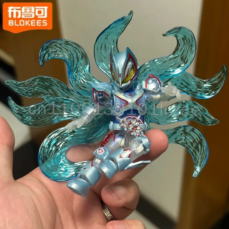 Коллекционная фигурка BLOKEES Kamen Rider: Загадочная коробка, серия 6, версия Galaxy, серия Stars Edition, Geats Kuuga, игрушка-сюрприз, подарки