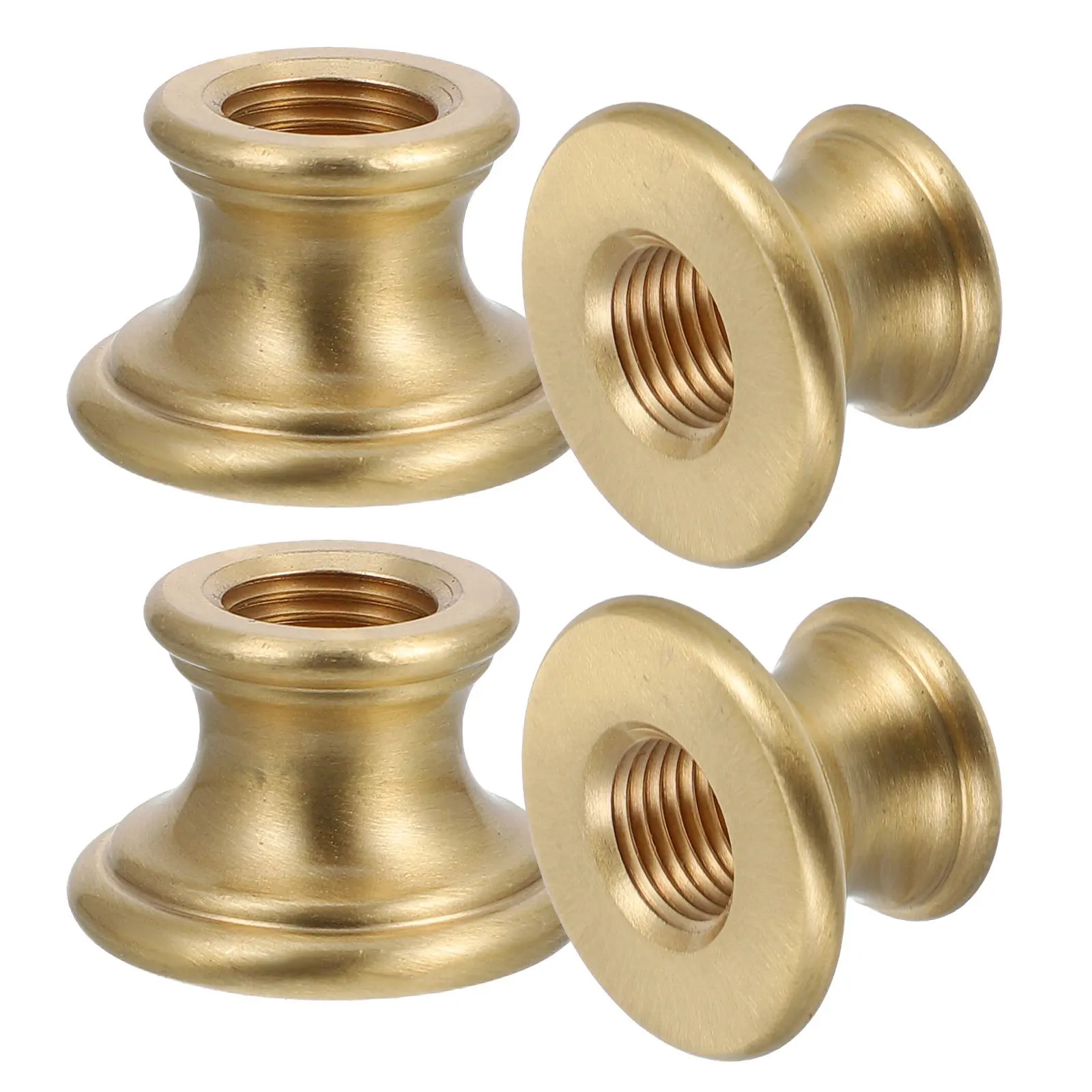 

4 шт. латунные соединительные элементы M10 с резьбой, цельные латунные шпиндели для ремонта настольных ламп, детали светильников