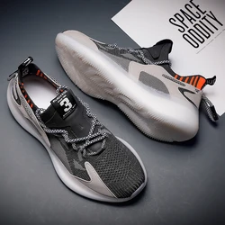Summer oversized mesh coconut shoes for men lightweight and comfortable large foot sports shoes student popcorn running shoes 46