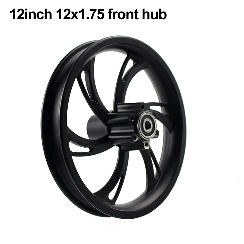 12 1/2x2 1/4 mozzo cerchio ruota pollici bicicletta elettrica anteriore x1.75 Scooter in lega di alluminio