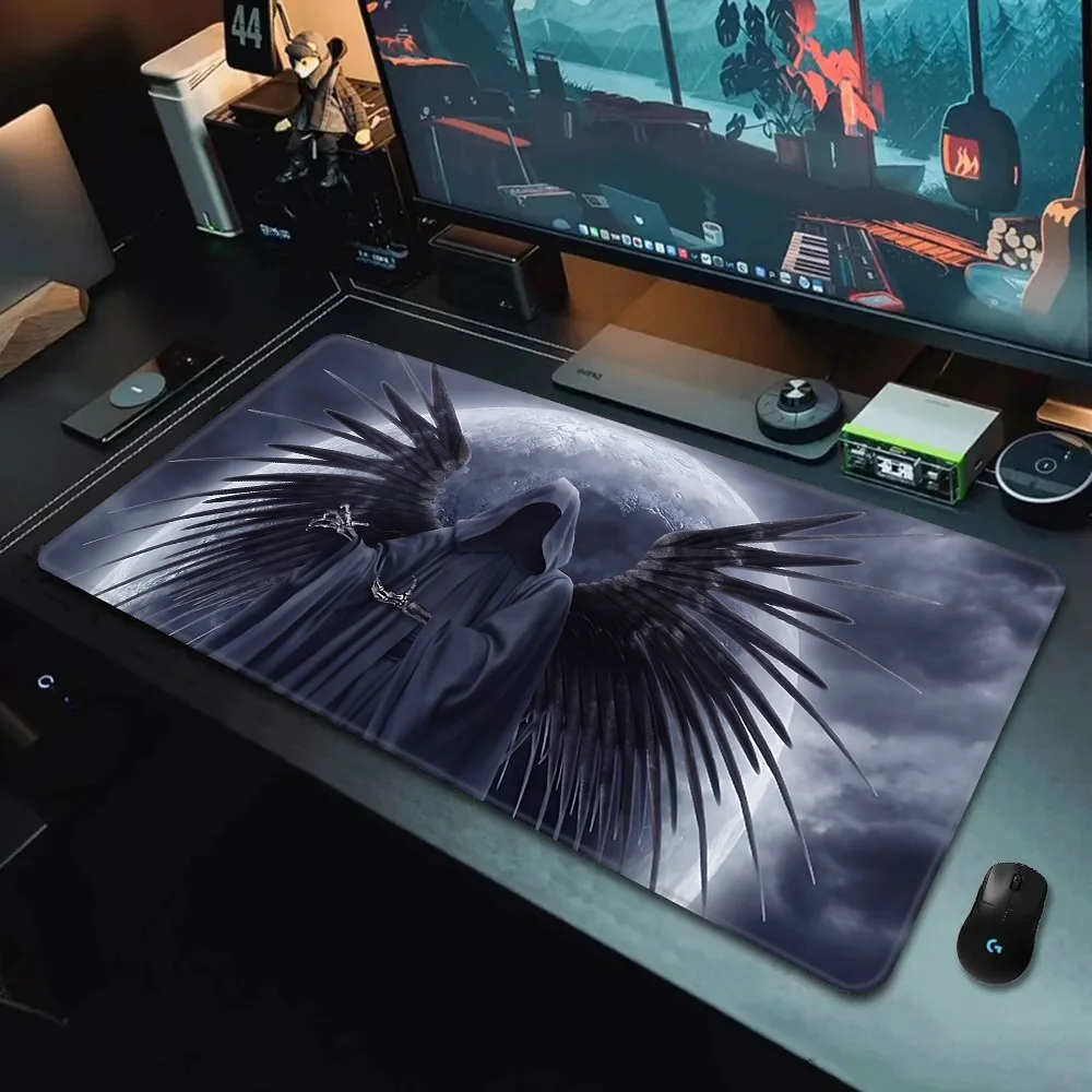Deadly Death Scythe Mousepad HD Printing Computer Gamers Locking Edge Non-slip Mouse Pad XXL90x40cm Keyboard PC Desk Pad