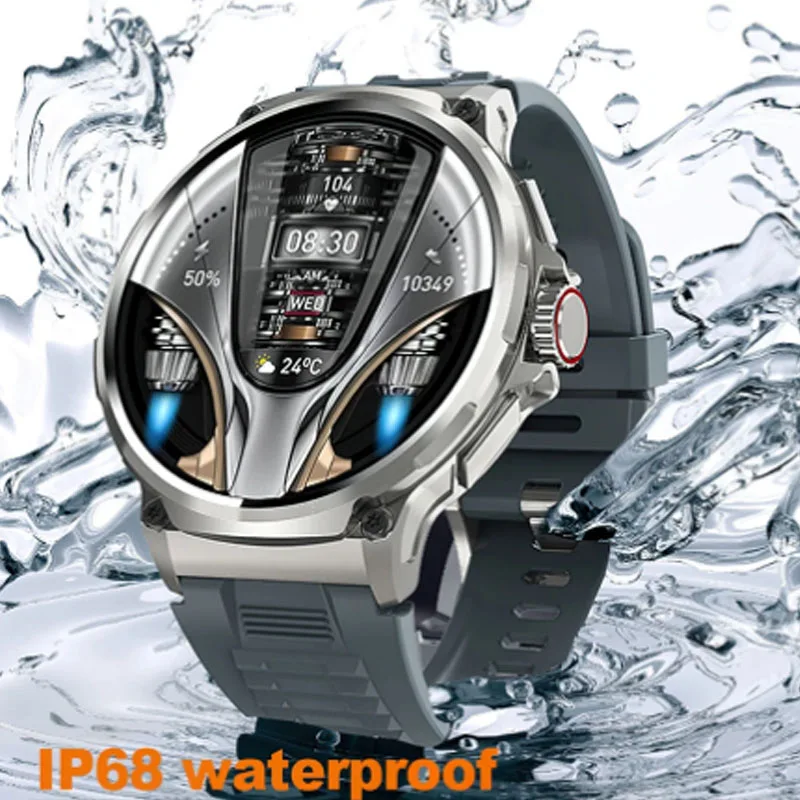 

2024 New Smart Men's Watch Bluetooth HD Call IP68 Waterproof Women's Watch Suitable For Realme 3 VIVO S16e Realme 9i POCO M3 Pro