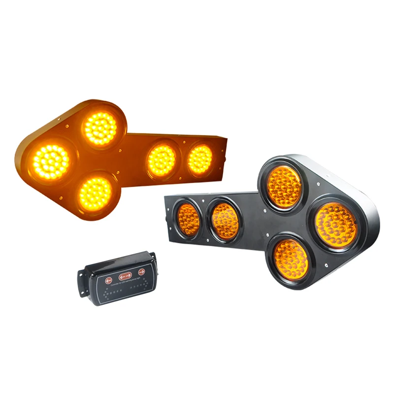 Warning Flashing Direction Indicator(L/R) Hazard Light With Remote Controller Ip6 Truck Warning Signs Turn Left Right Light