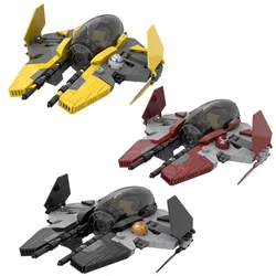 NEW 399PCS Famous star Movie Eta-2 Actis Class Interceptor Space fighter model DIY creative ideas childToy Gift blocks MOC-75135