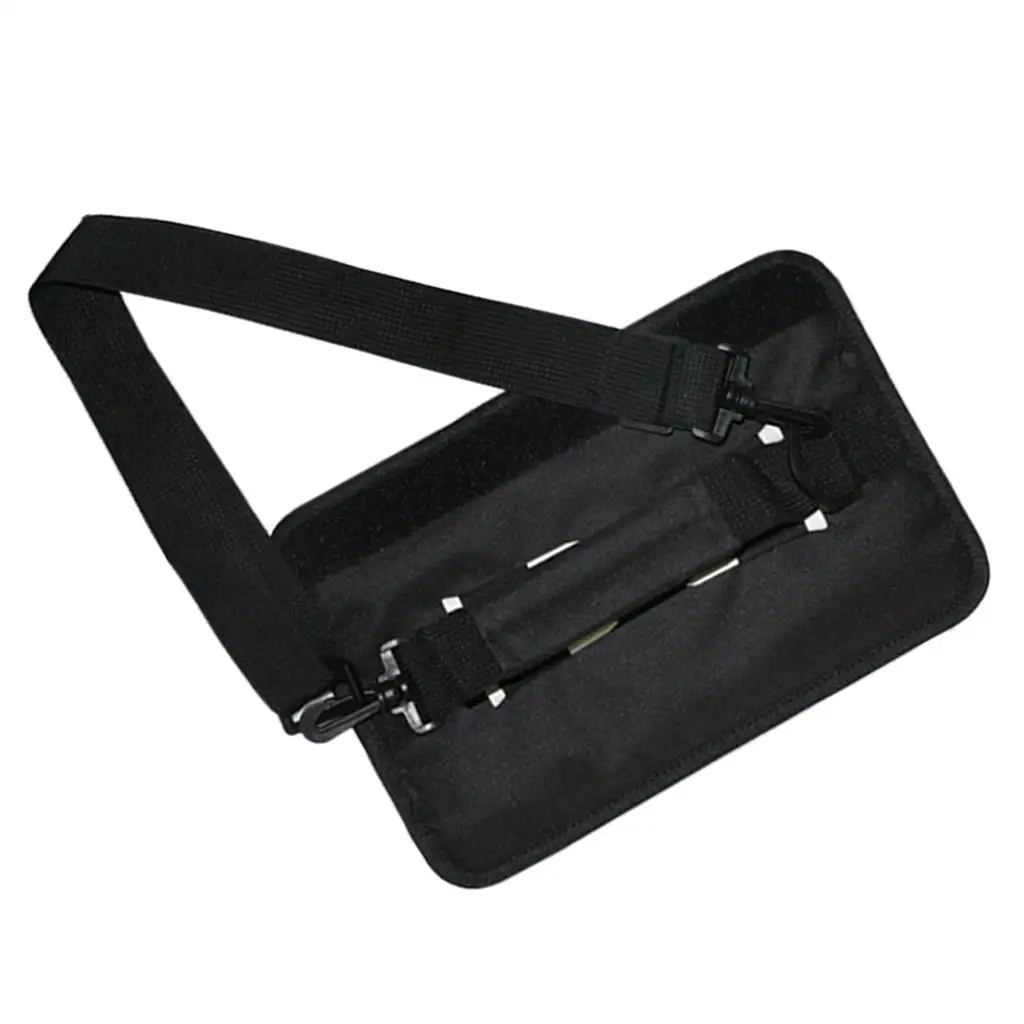 Portable Caddy Golf Club Holder Small Nylon Shoulder Pack for Golf Range and Practice Use