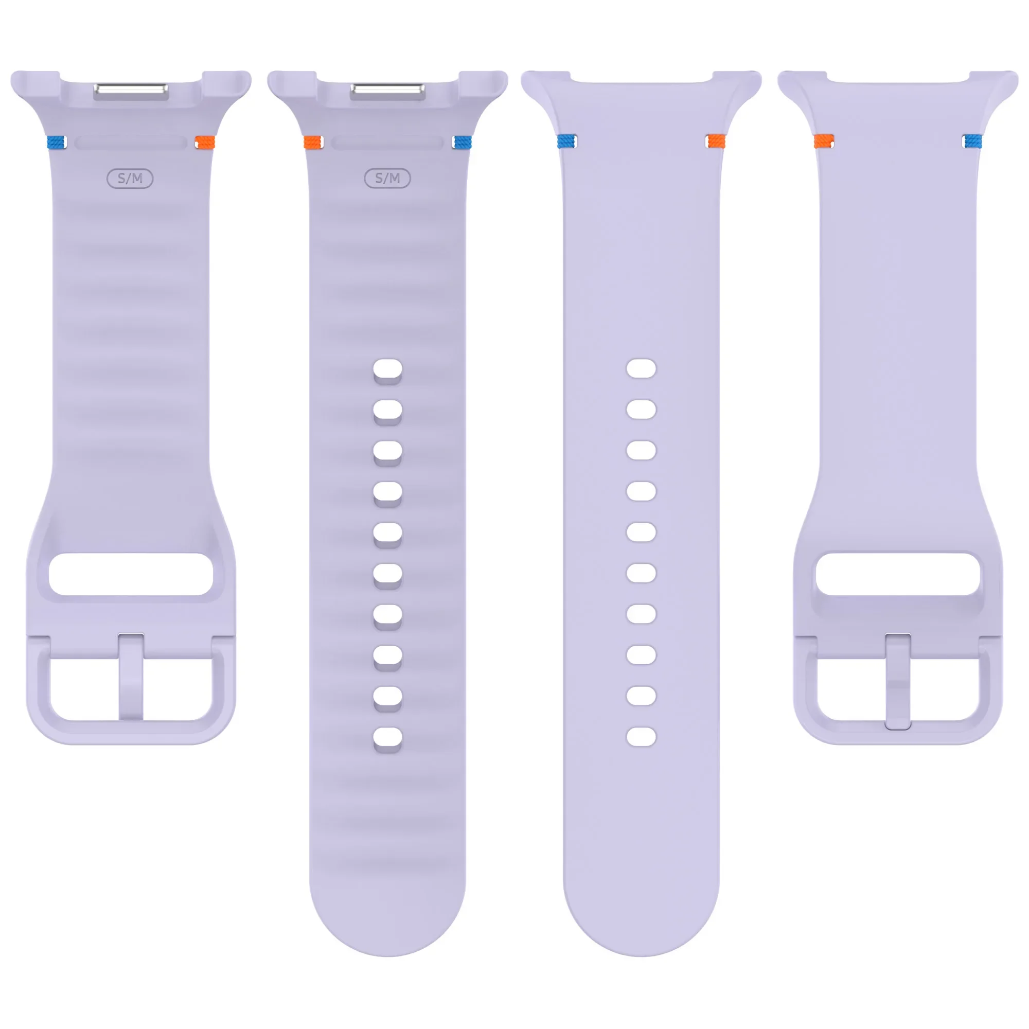 Official Silicone Watchband For Samsung Galaxy Watch 8 40mm 44mm 1:1 Sports Bracelet Wristband Galaxy Watch 8 Classic 46mm Belt