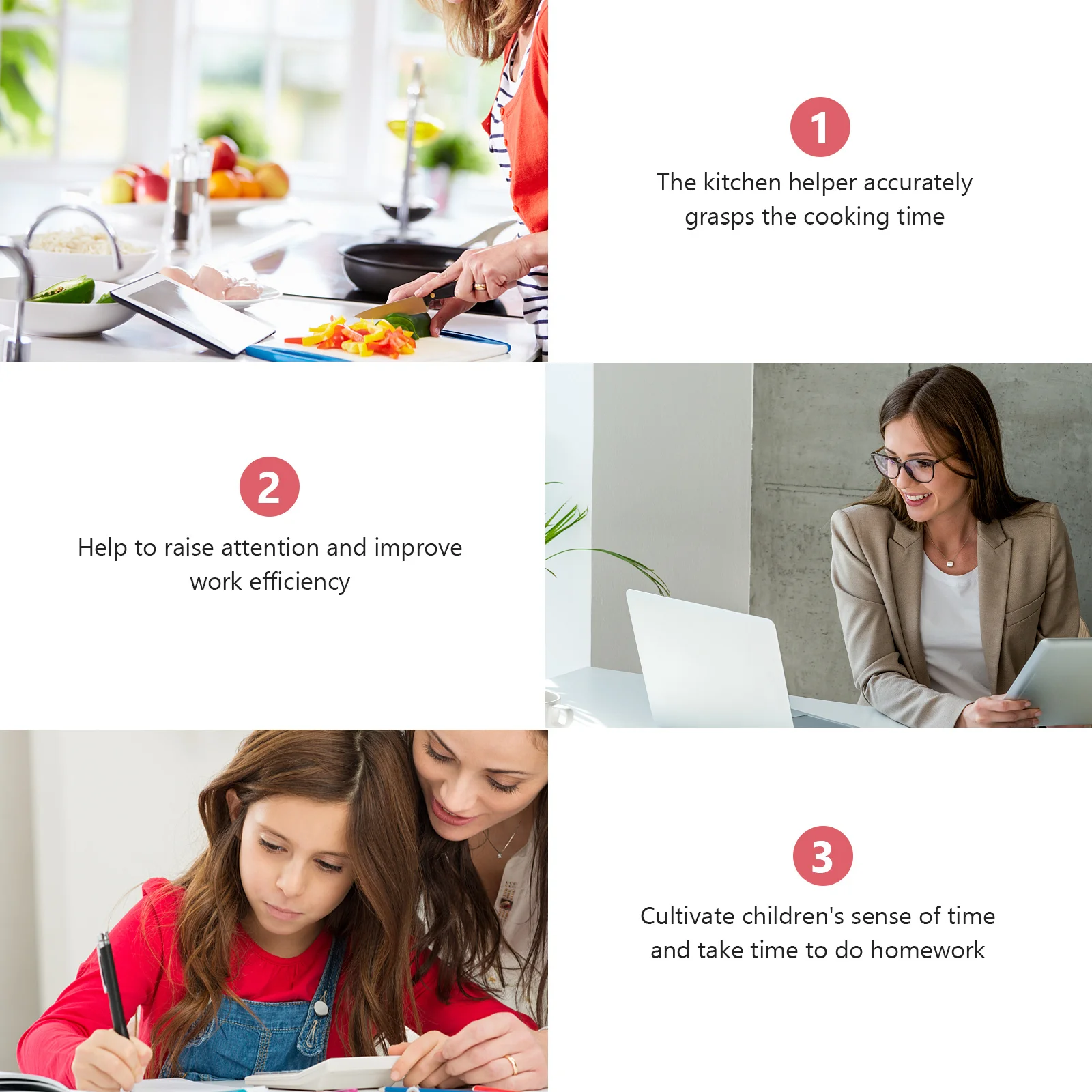 

Mechanical 60 Minute Countdown Kitchen Cooking Timekeeper For Baking Eggs Pancakes Cookies Cakes Tomato Timer Clock Household