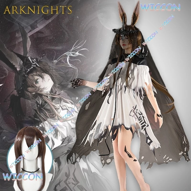 

Arknights Demon King Amiya Cosplay Costume Talulah Series Outfit Anime Game Halloween Party Stage Show Removable Cape Christmas