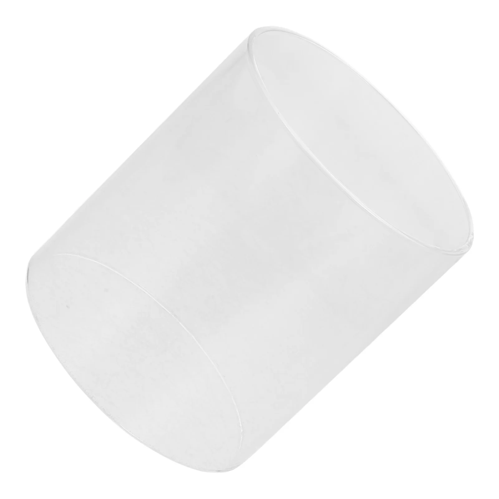 

2Pcs Clear Glass Cloche Covers Transparent Dome for Household Decorative Use Warm Flame Supply