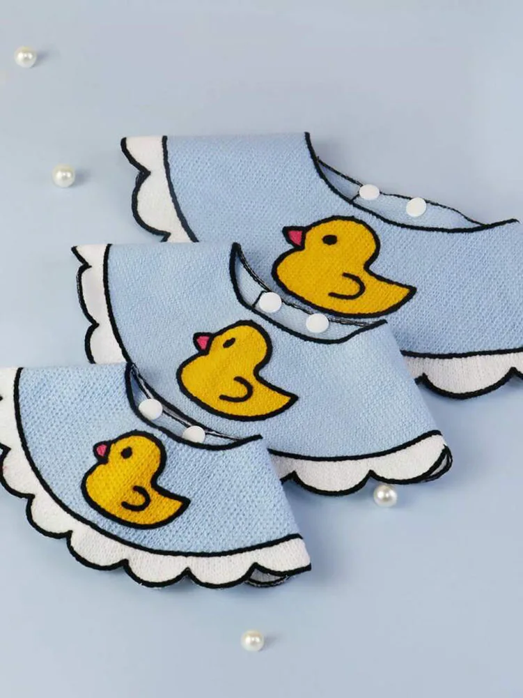 Dog Bandana Lovely Cartoon Yellow Duck Pet Saliva Towel Cat Puppy Scarf Bib Dogs Collar Pets Accessories