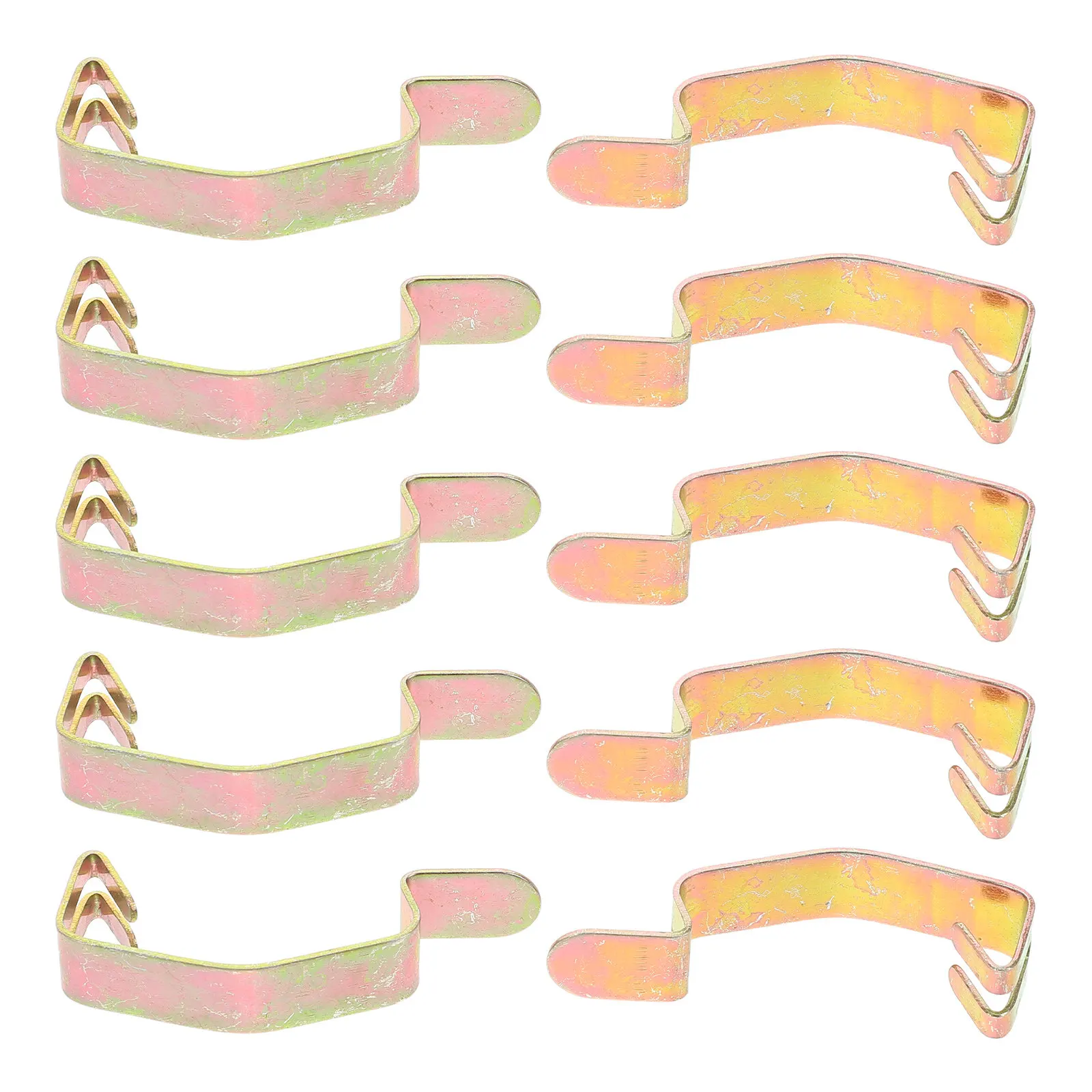 

10 шт. металлических зажимов для корпуса воздушного фильтра, универсальные сменные детали для автомобильных фильтров, аксессуары для авто, крепление для фильтрующего элемента