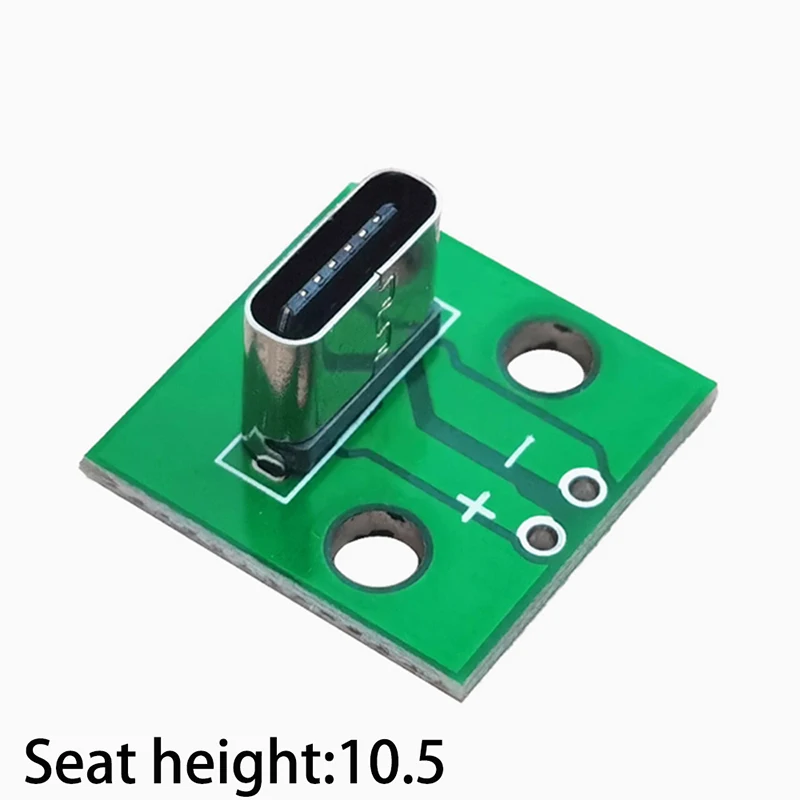 1PCS Vertical TYPE-C Female Head 6P Test Board To 2.54DIP Direct Insertion With PCB Board 5V Power Board Adapter Board