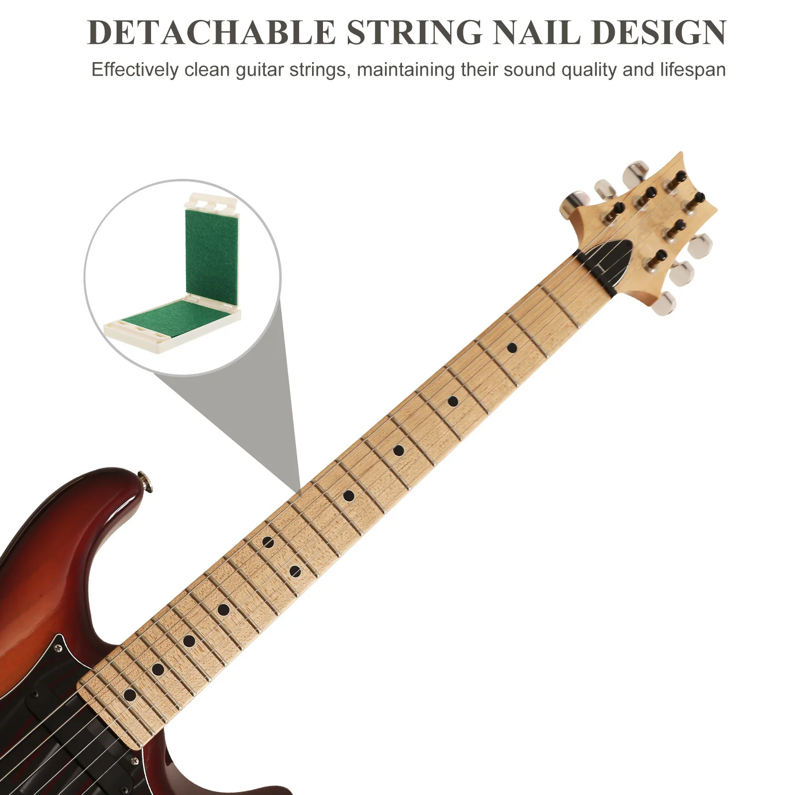 

Guitar String Cleaner Bottom Tool Acoustic Electric Ukulele Professional Fret Wiper Maintenance Accessory Cleaner