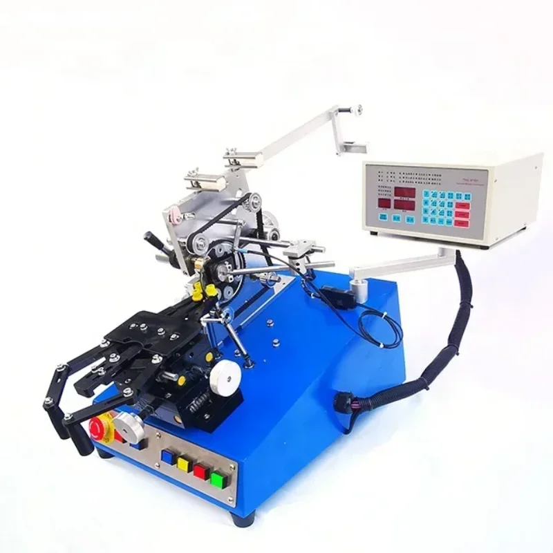 High efficiency small ring coil inductive magnetic ring winding machine
