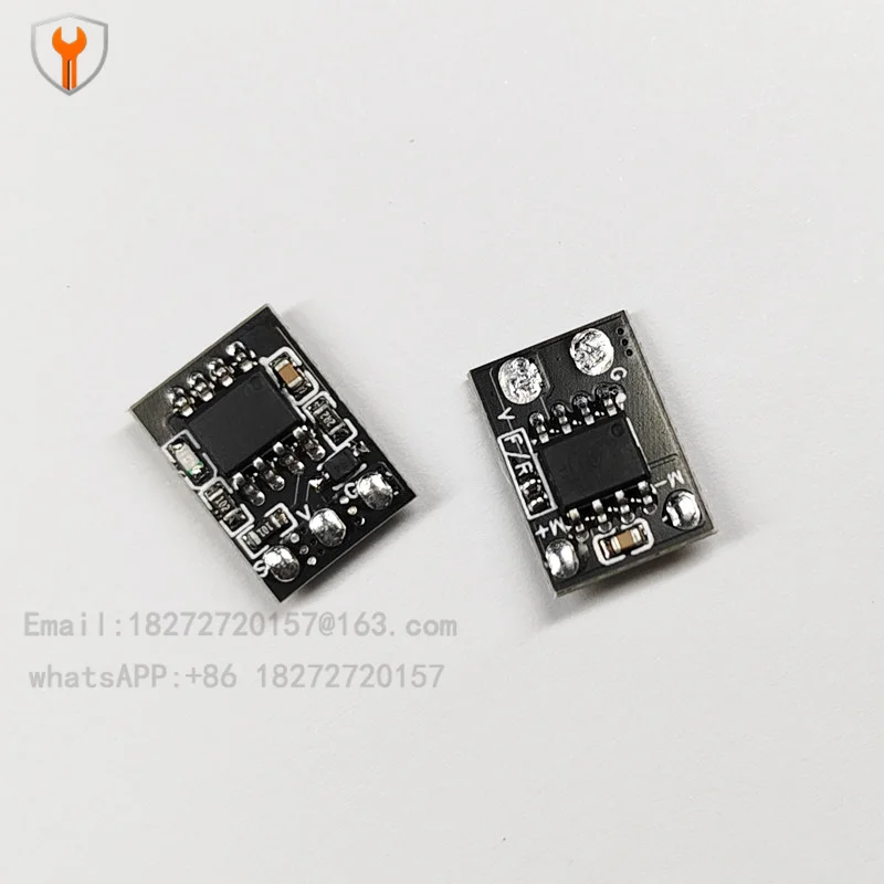 Miniature, brushed ESC, bi-directional, motor driver 3.5V-6.0V 1S for static modification DIY car models