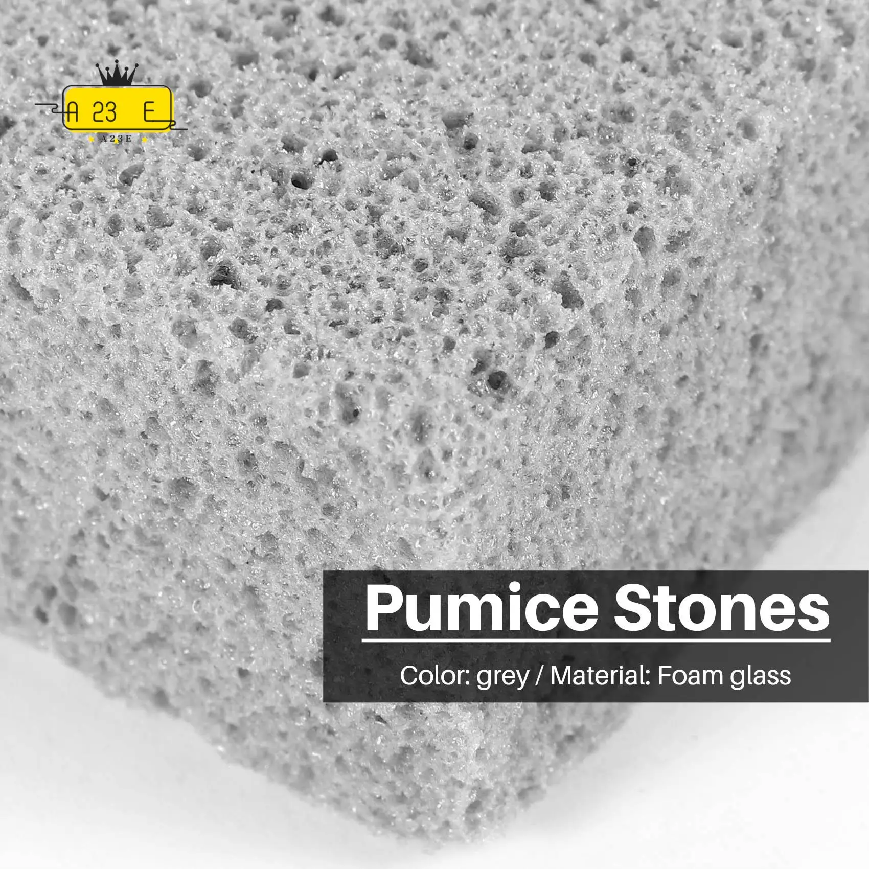 A23E-8 Pieces Pumice Stones For Cleaning Pumice Scouring Pad Grey Pumice Stick Cleaner For Removing Toilet Bowl Ring Bath Househ