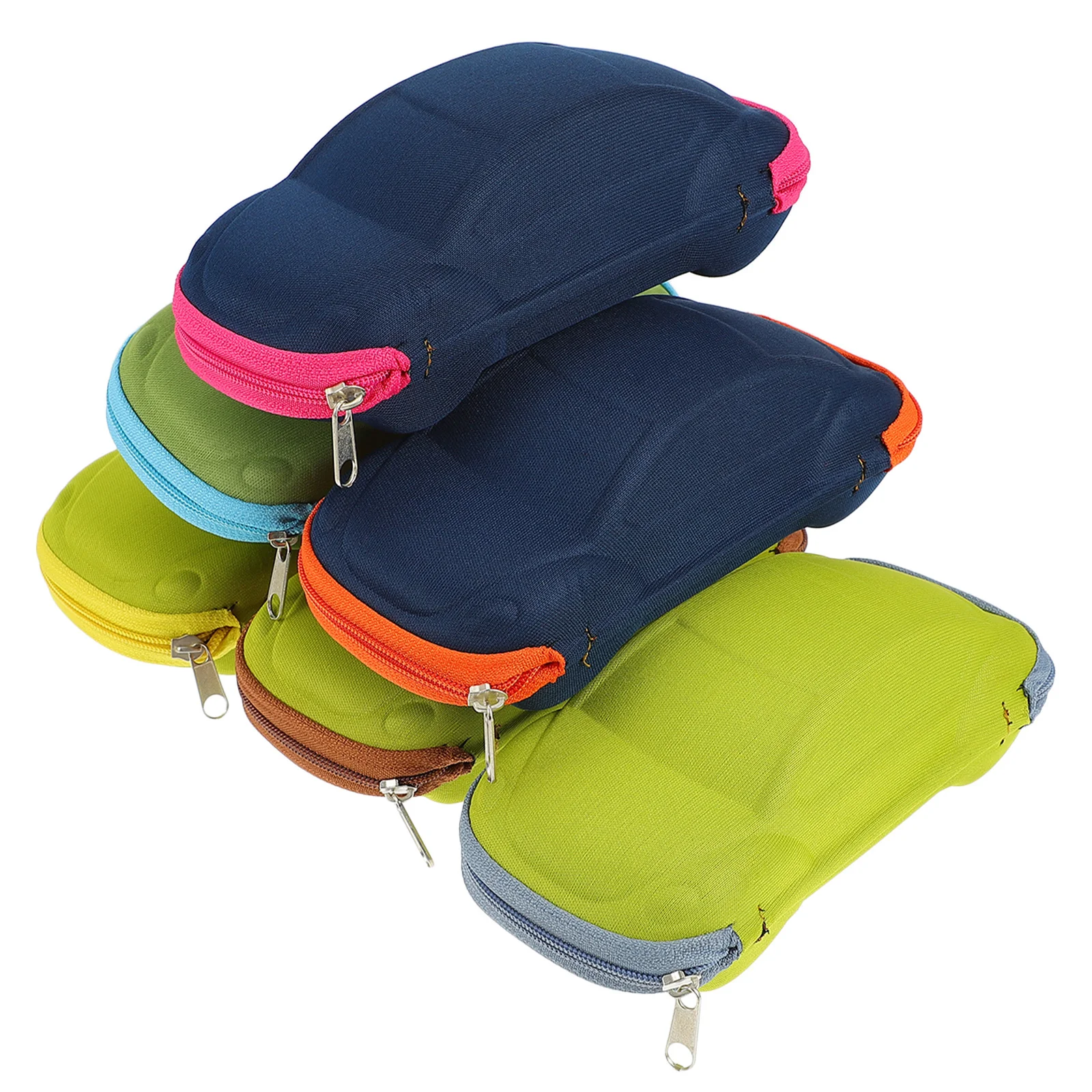 

6Pcs Eyeglass Box Premium Quality Compact Glasses Storage Case for Children Random Color Fashionable Spectacle Case