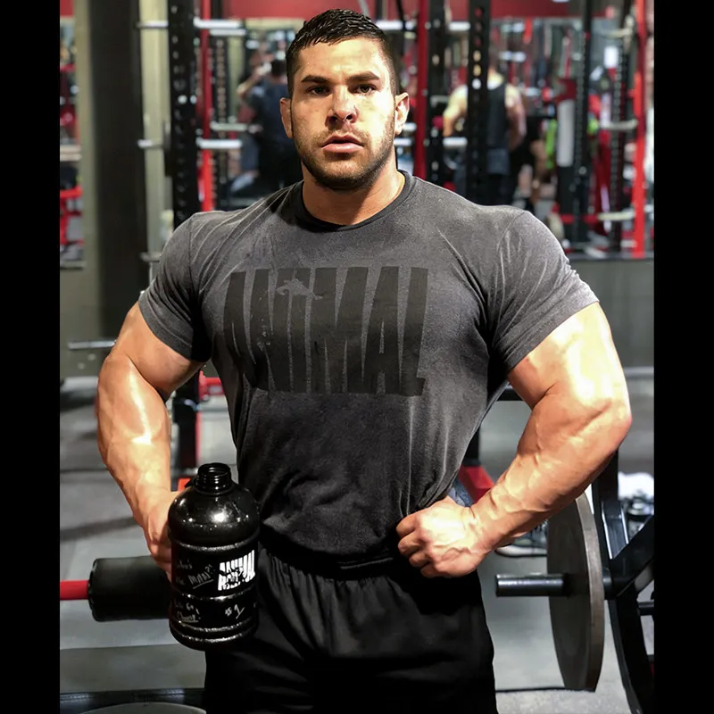 Global Beast Hardcore Fitness Training Gym Leisure T-Shirt Men's and Women's Luxury Brand Top