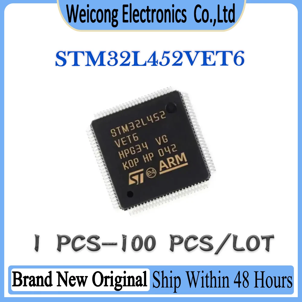 

STM32L452VET6 STM32L452VET STM32L452VE STM32L452V STM32L452 STM32L STM32 STM New Original IC MCU Chip LQFP-100