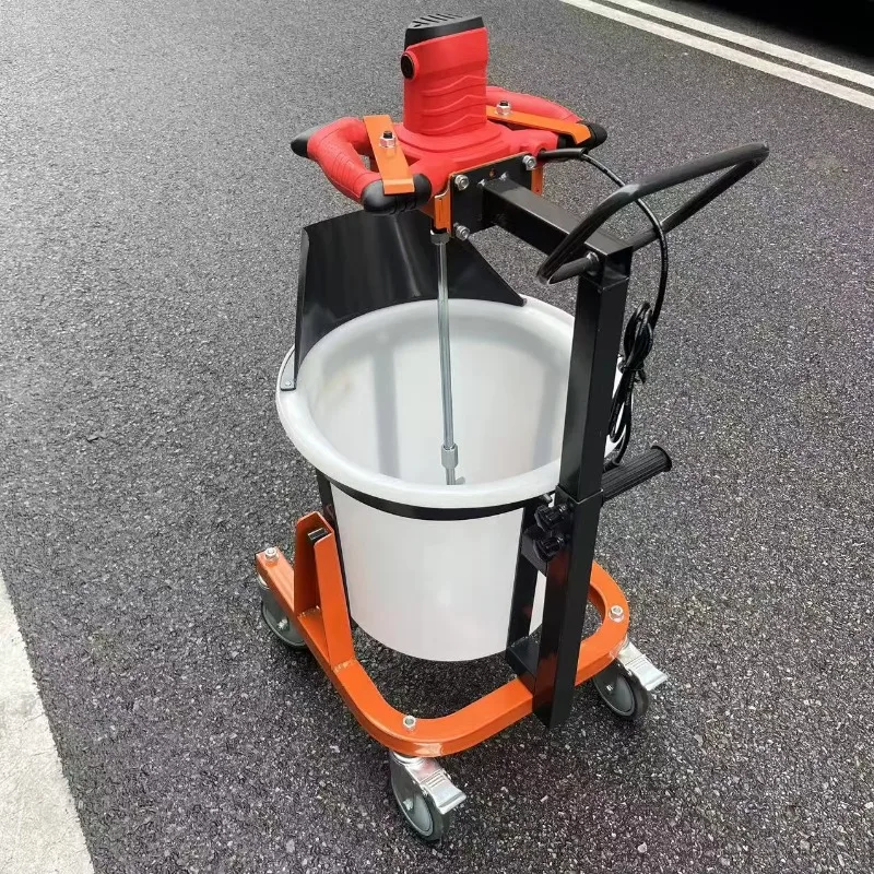 portable 50 liters cement self-leveling mixer 2100 watts high efficiency 0-900 liters/minute recovery capacity 0.3 0.3