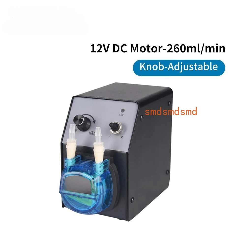 260ml/min KCP PRO2 Peristaltic Pump 12V DC Motor Adjustable Flow Dosing Pump Support CW/CCW for Lab