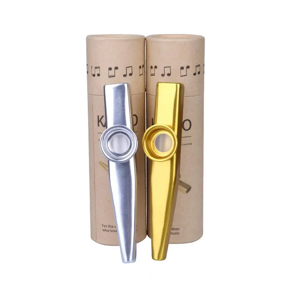 Metal Kazoos Professional Musical Instruments Flutes Diaphragm Mouth Kazoos Musical Instruments Accompaniment Karzu Flute