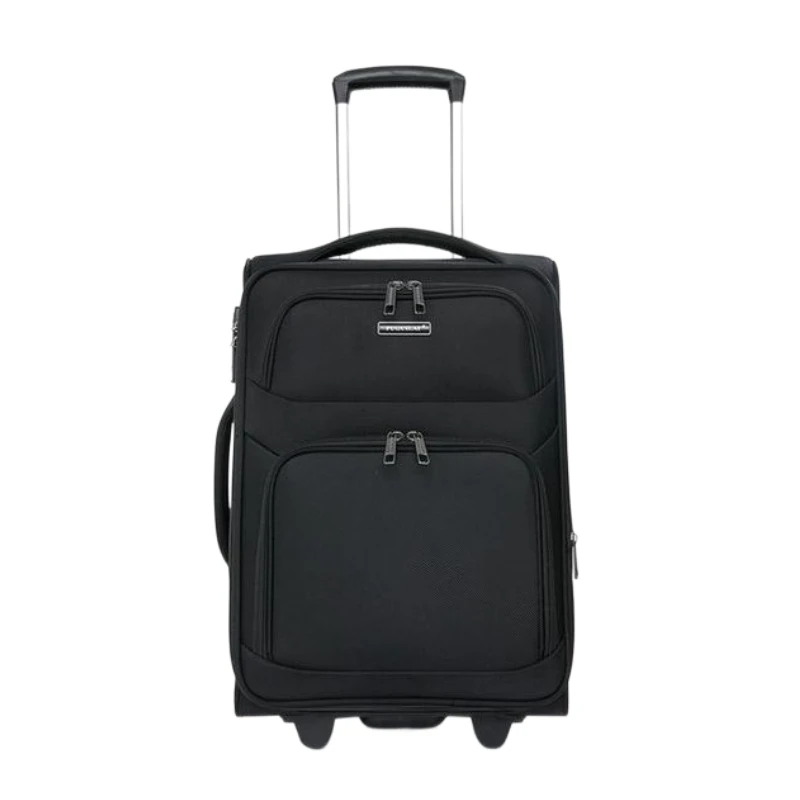 

20-inch Spacious Oxford Fabric Suitcase with Single Direction Wheels & TSA Lock - Large Removable Wheels Travel Carry-on Luggage