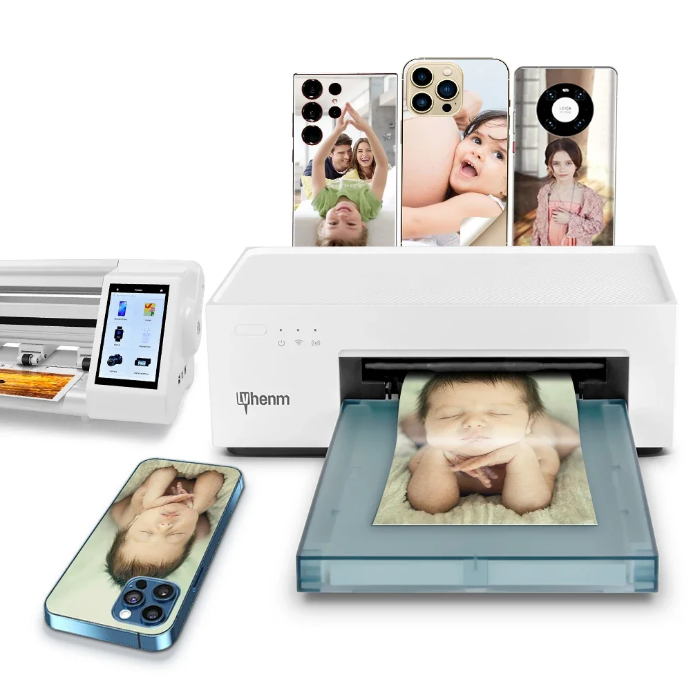 36 Sheets Full Color Photo Portable Instant Photo Printer For Iphone Thermal Dye Sublimation Wifi Phone Skin Printer