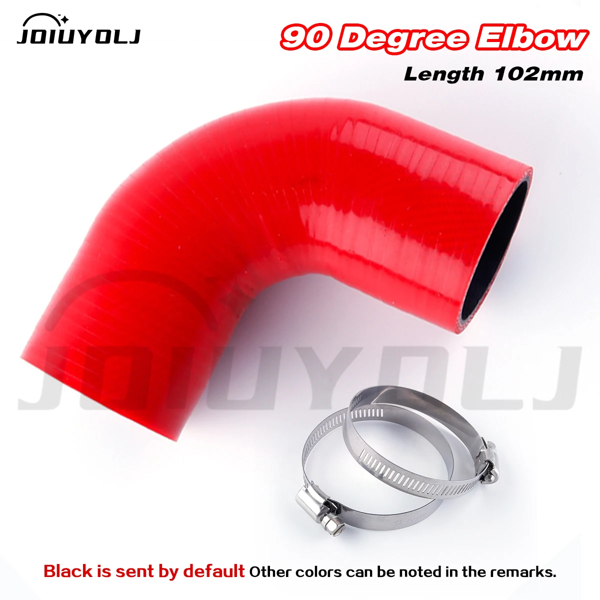 

3ply Black / Blue / Red / Matte Black 90 Degree Elbow Silicone Hose Coupler Intercooler Tube ID25mm 45mm 57mm 76mm 102mm