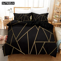 3D Stone Bedding Sets, Duvet Cover Set com fronha, Twin, Full, Queen, King Roupa de cama, Roupa de cama