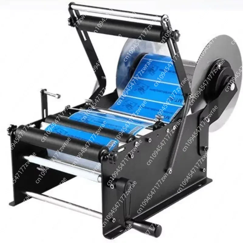 Mineral Water Plastic Glass Bottle Can Labeling Machine Manual High-Speed 30 Bottles/Min Precision +/-0.5mm Sticker Label