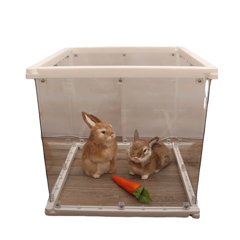 Transparent Fence Indoor Rabbit Cage Rabbit House Rabbit Cage