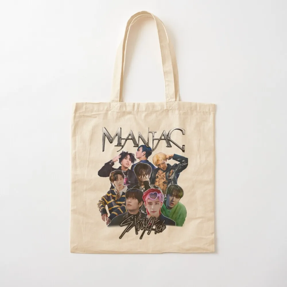 

skz maniac Tote Bag Handbags women personalized tote