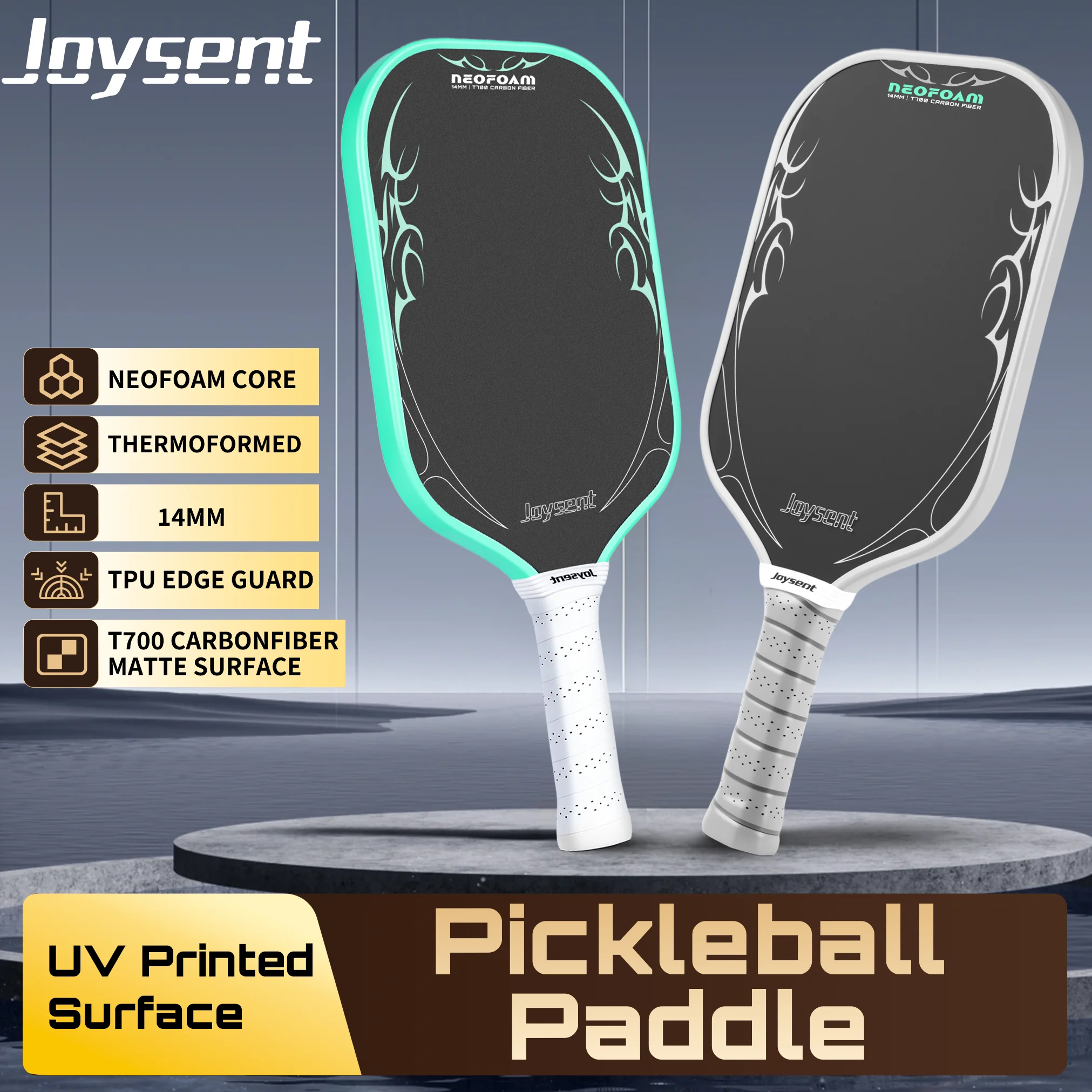 joysent-pickleball-paddle-t700-raquette-de-pickleball-en-fiber-de-carbone-14mm-epp-nid-d'abeille-pickle-ball-paddle-thermoforme-pour-hommes-femmes